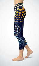 Load image into Gallery viewer, Green dots circle 8 points lifestyle legging - Shopping ing