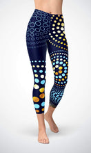Load image into Gallery viewer, Green dots circle 8 points lifestyle legging - Shopping ing