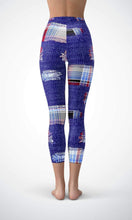 Load image into Gallery viewer, blue denim patch 8 points lifestyle legging - Shopping ing