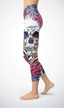 Load image into Gallery viewer, Red skull flower 8 points lifestyle legging - Shopping ing