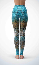 Load image into Gallery viewer, Blue crocodile skin legging - Shopping ing