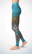 Load image into Gallery viewer, Blue crocodile skin legging - Shopping ing