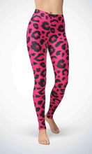 Load image into Gallery viewer, Pink animal skin legging - Shopping ing