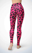 Load image into Gallery viewer, Pink animal skin legging - Shopping ing