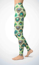 Load image into Gallery viewer, Green peacock legging - Shopping ing