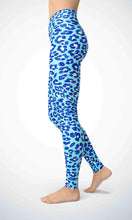 Load image into Gallery viewer, Blue leopard paw legging - Shopping ing