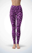 Load image into Gallery viewer, Magenta leopard legging - Shopping ing