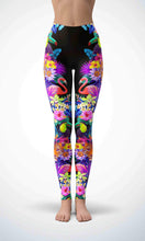 Load image into Gallery viewer, Flamingo and jungle legging - Shopping ing