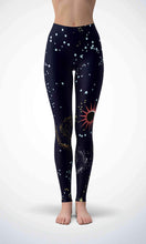 Load image into Gallery viewer, Black wallpaper legging - Shopping ing