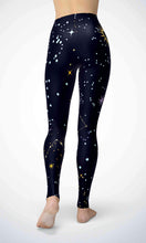 Load image into Gallery viewer, Black wallpaper legging - Shopping ing