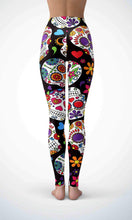 Load image into Gallery viewer, Black skull legging - Shopping ing