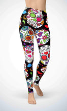 Load image into Gallery viewer, Black skull legging - Shopping ing