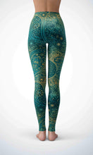 Load image into Gallery viewer, Green flower legging - Shopping ing