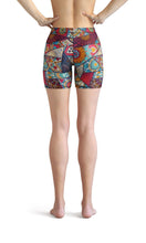 Load image into Gallery viewer, Church murals super hot shorts - Shopping ing