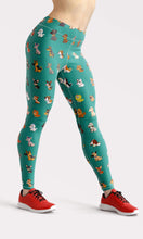 Load image into Gallery viewer, Green lovely doggie high waist yoga pants - Shopping ing