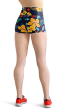 Load image into Gallery viewer, Quiet flowers high waist yoga shorts - Shopping ing