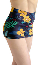 Load image into Gallery viewer, Quiet flowers high waist yoga shorts - Shopping ing