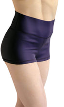 Load image into Gallery viewer, Navy color high waist yoga shorts - Shopping ing