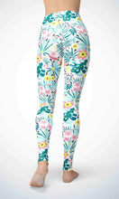 Load image into Gallery viewer, Light blue leaf legging - Shopping ing