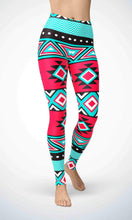 Load image into Gallery viewer, Red wallpaper legging - Shopping ing