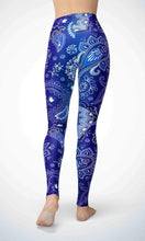 Load image into Gallery viewer, Blue paper print legging - Shopping ing