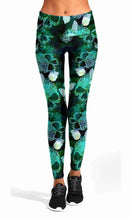 Load image into Gallery viewer, Green skull workout yoga pants - Shopping ing