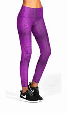Load image into Gallery viewer, Pink crocodile skin workout yoga pants - Shopping ing