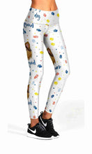 Load image into Gallery viewer, White lovely puppy workout yoga pants - Shopping ing