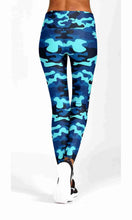 Load image into Gallery viewer, Green camo print workout yoga pants - Shopping ing