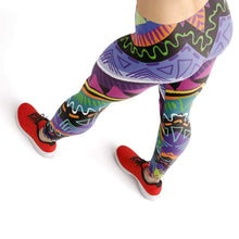 Load image into Gallery viewer, Ring graffiti high waist yoga pants - Shopping ing
