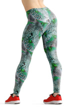 Load image into Gallery viewer, Green python high waist yoga pants - Shopping ing

