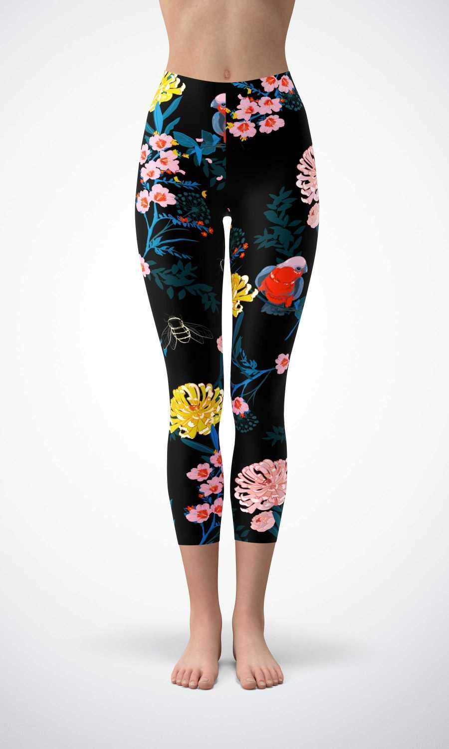 Bee in flower 8 points lifestyle legging - Shopping ing