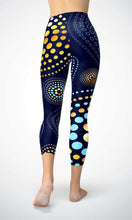 Load image into Gallery viewer, Green dots circle 8 points lifestyle legging - Shopping ing
