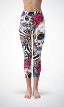 Load image into Gallery viewer, Red skull flower 8 points lifestyle legging - Shopping ing
