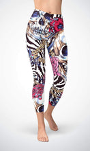 Load image into Gallery viewer, Red skull flower 8 points lifestyle legging - Shopping ing
