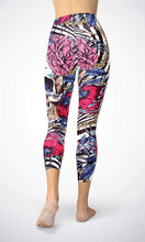 Load image into Gallery viewer, Red skull flower 8 points lifestyle legging - Shopping ing
