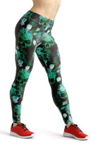 Load image into Gallery viewer, Emerald skull high waist yoga pants - Shopping ing
