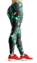 Load image into Gallery viewer, Emerald skull high waist yoga pants - Shopping ing
