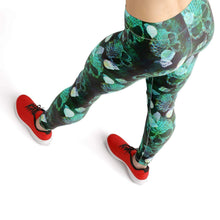 Load image into Gallery viewer, Emerald skull high waist yoga pants - Shopping ing
