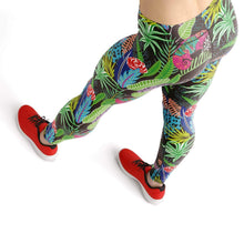 Load image into Gallery viewer, Tropical rain forest high waist yoga pants - Shopping ing
