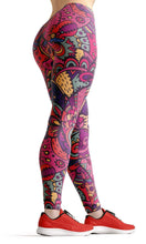 Load image into Gallery viewer, Abstract garden high waist yoga pants - Shopping ing
