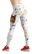 Load image into Gallery viewer, Lovely dog footprints high waist yoga pants - Shopping ing

