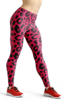 Load image into Gallery viewer, Purple leopard print high waist yoga pants - Shopping ing
