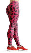 Load image into Gallery viewer, Purple leopard print high waist yoga pants - Shopping ing
