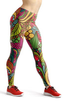 Load image into Gallery viewer, Abstract jungle high waist yoga pants - Shopping ing
