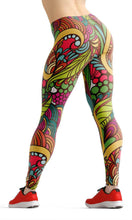 Load image into Gallery viewer, Abstract jungle high waist yoga pants - Shopping ing
