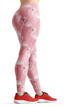 Load image into Gallery viewer, Pink flamingos high waist yoga pants - Shopping ing
