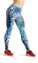 Load image into Gallery viewer, Lake blue fish high waist yoga pants - Shopping ing
