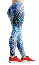 Load image into Gallery viewer, Lake blue fish high waist yoga pants - Shopping ing
