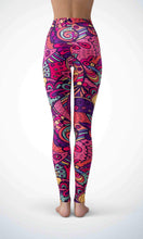 Load image into Gallery viewer, Dark pink painting legging - Shopping ing
